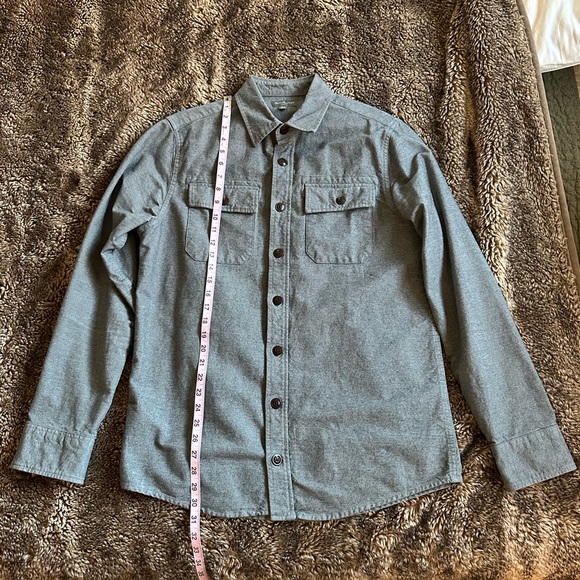Unworn / NWOT LL Bean Men’s slim fit Chamois Shirt Medium Tall. Gray. - Picture 2 of 7